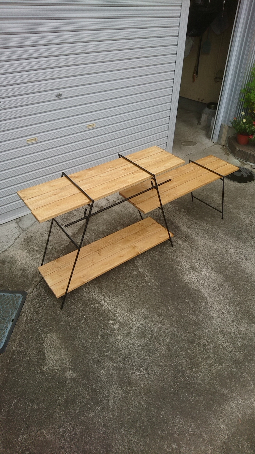 おしゃれ アイアンラック 幅120cm