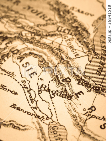 イラク首都バグダッド 重要な都市 河川や湖沼での政治地図