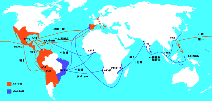 スペインと近隣諸国の拡大地図を固定した詳細な世界地図。スペインの旗と地図。Premiumベクトル素材