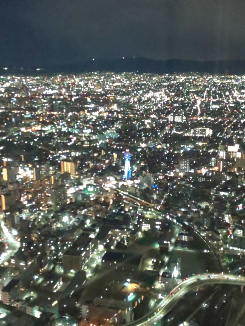 あべのハルカス300展望台からの夜景 Night view of