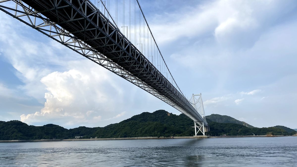 橋脚の頂上からの多々羅大橋 写真素材7482625- フォトライブラリ