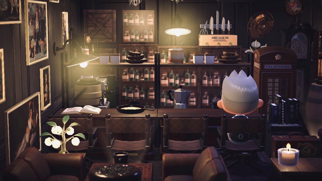 あつ森 マイデザイン 「バーの棚」の描き方+アレンジ