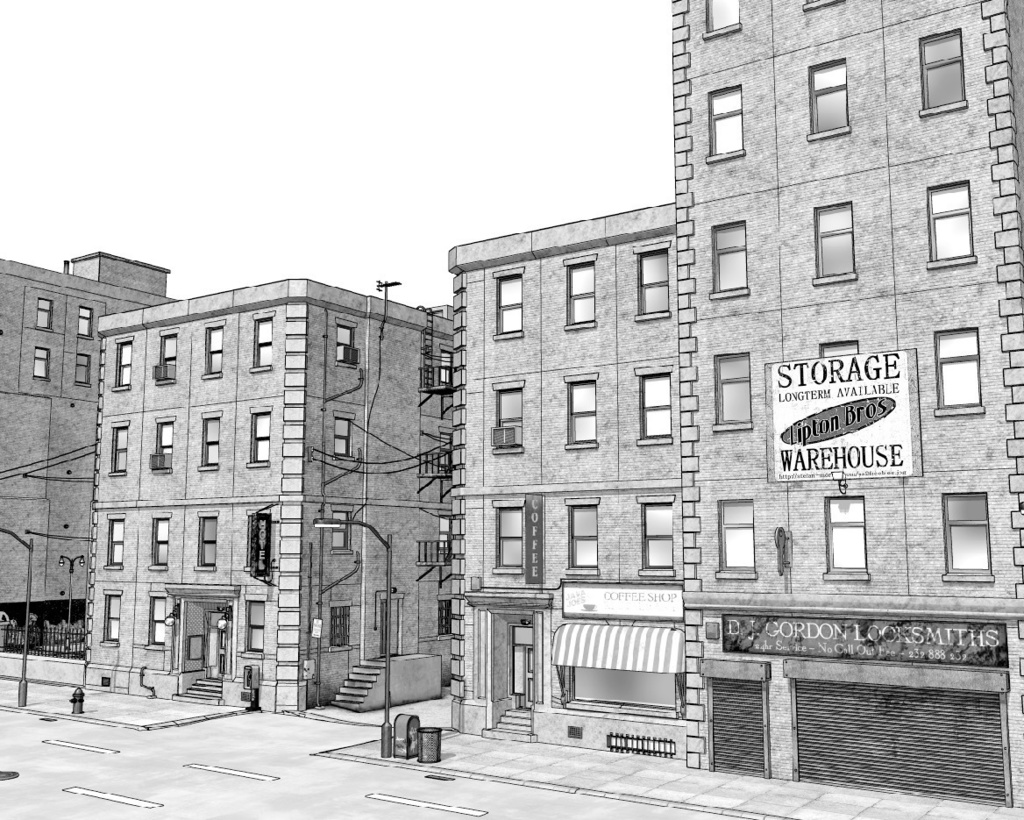 アメリカの街並みの写真・画像素材-Snapmart スナップマート