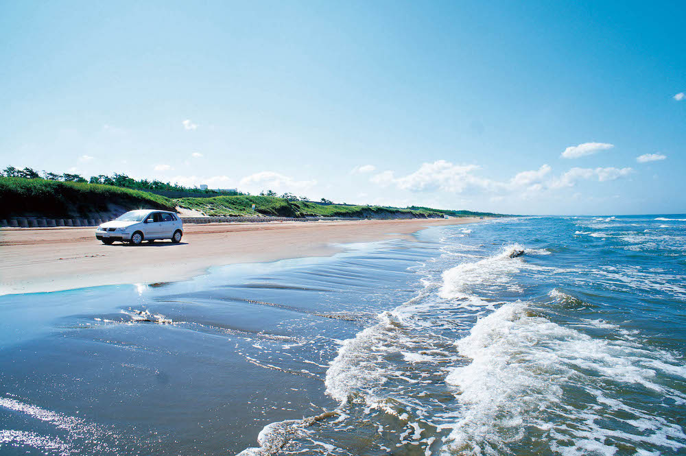 車で走れる唯一の砂浜」千里浜海岸、台風の高波・冬の荒波で削られ 浜茶屋「死活問題」 : 読売新聞