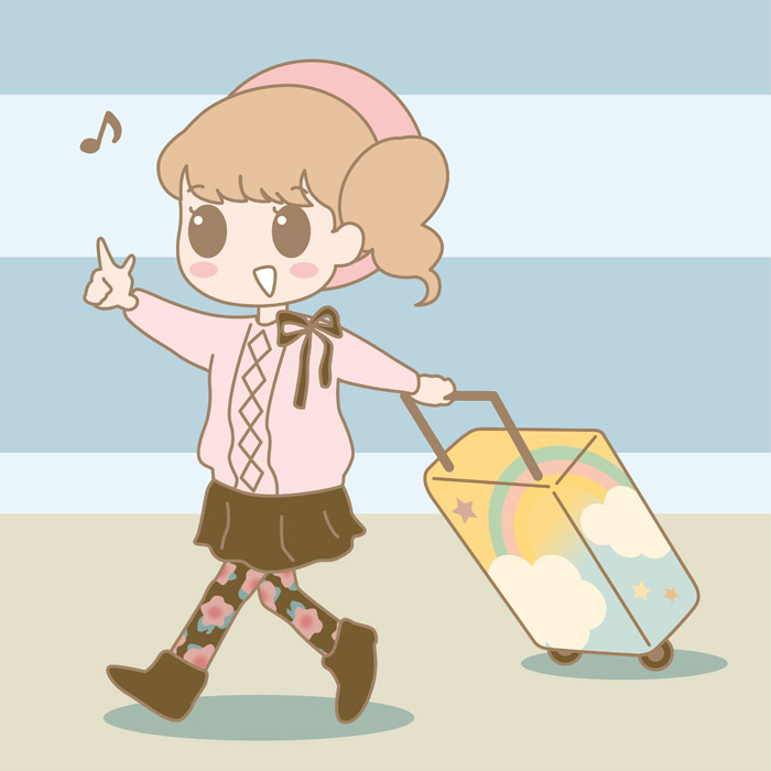 旅行カバン スーツケースのイラスト素材FYI07972104ストックフォトの Qlean Market