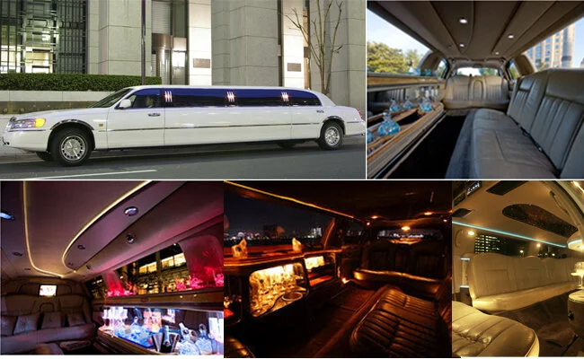 人なしで赤いカラフルなライトとリムジンのインテリアの写真素材・画像素材 Image 91966765