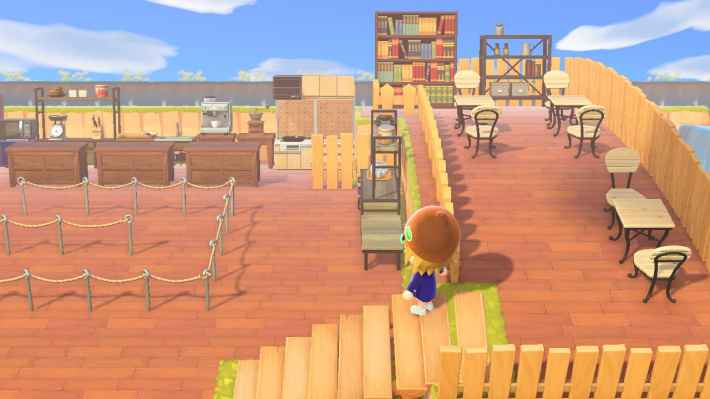 あつ森で作るカントリー風の街並み