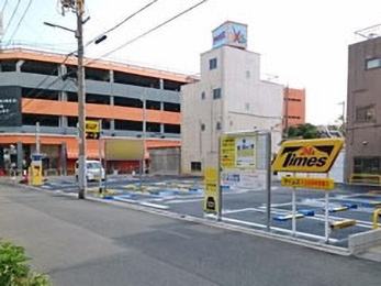 小林西2丁目駐車場 千島公園徒歩12分入口前 通行規制有り9:00~18:00予約制タイムズのB