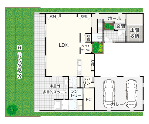 ハンプトンズの豪邸間取り図saqai.com *Fruitful Your