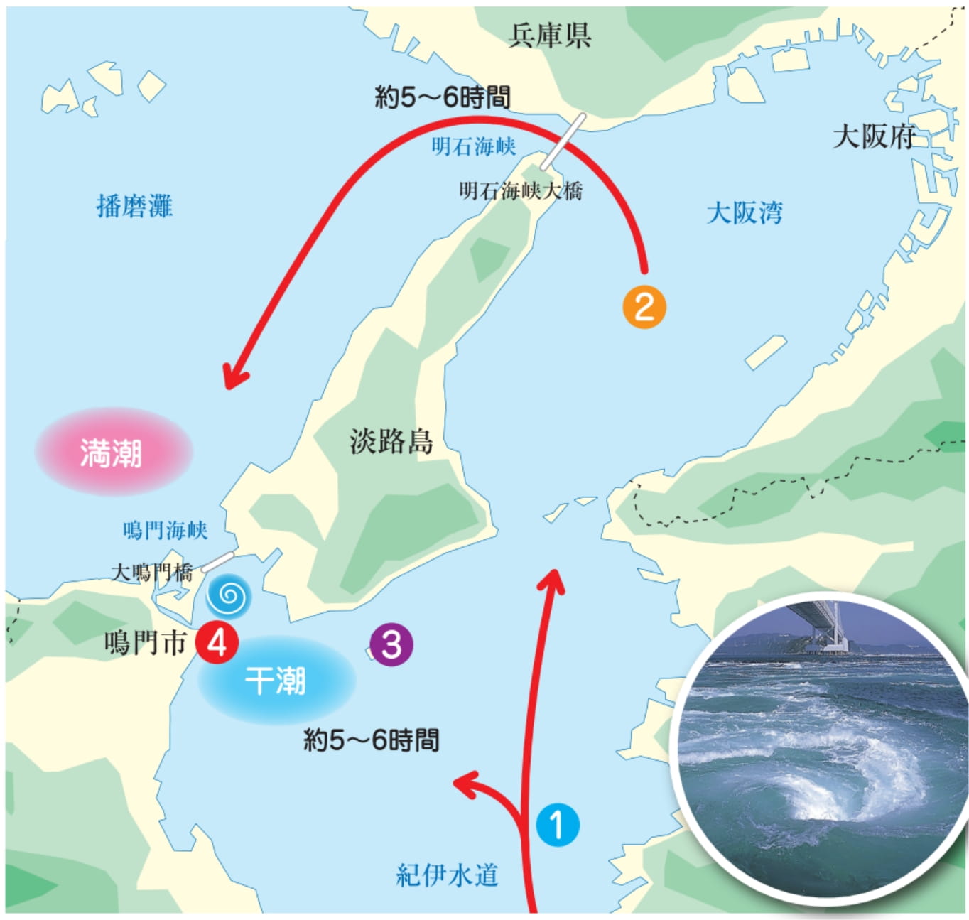 鳴門海峡で4日間限定「秋のうずしおナイトクルーズ」。大鳴門橋のライトアップも - トラベル Watch