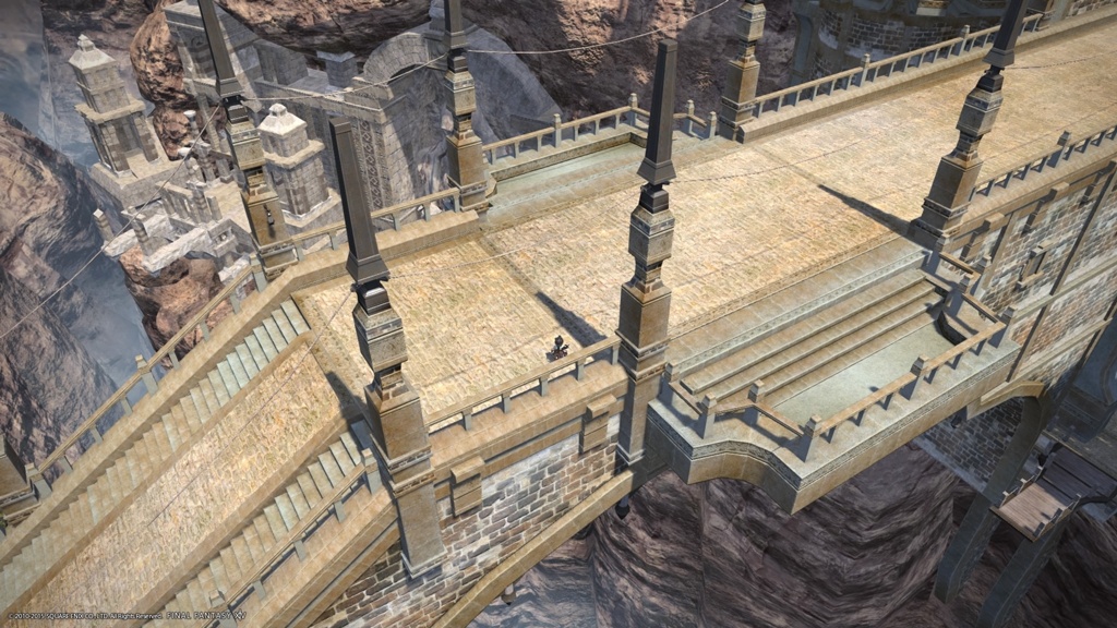 Allbran Slowlife 日記「12日目 私自身がオシュオン大橋名物になる事です」FINAL FANTASY