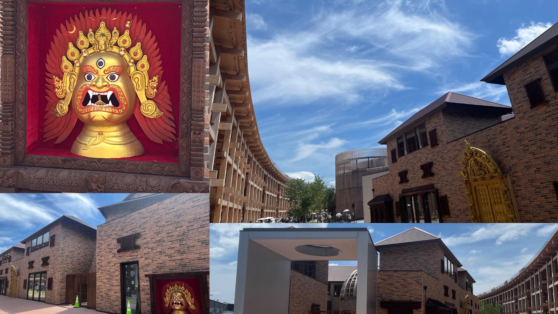 やさしい日本語 万博・ネパール館で再び工事始まる 近いうちの開館目指す：地域ニュース : 読売新聞