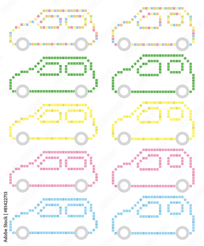 車無料のAi・PNG白黒シルエットイラスト