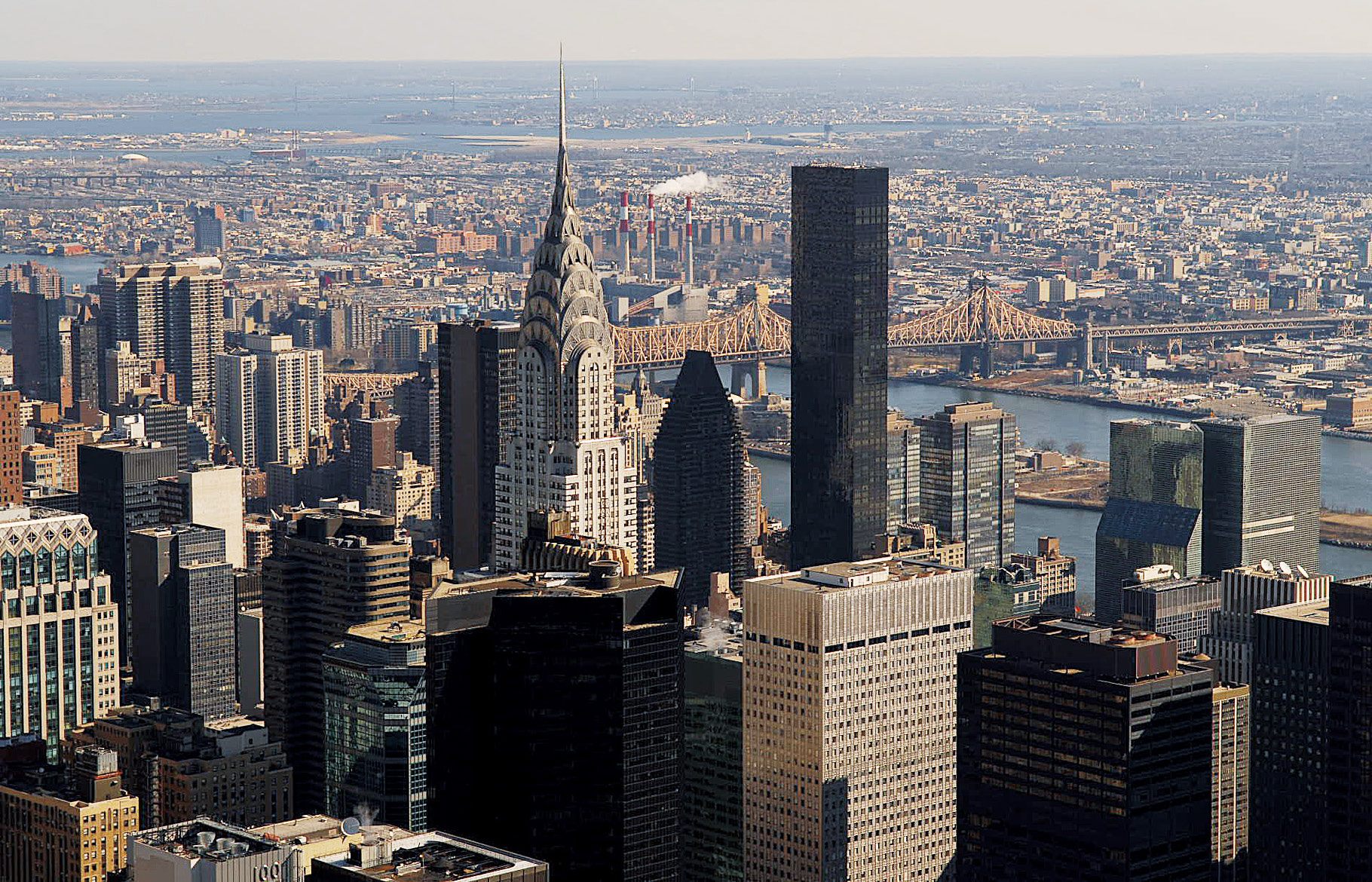 エンパイアステートビル展望台から見た夜景 ニューヨーク の無料の写真素材