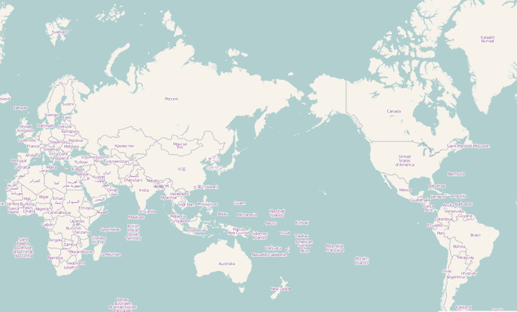 世界地図 日本地図 飛行機