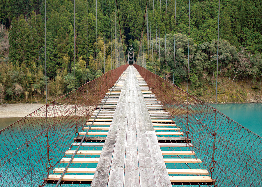 十津川村の「谷瀬の吊り橋」一度は歩いてみたいスリル満点の空中散歩