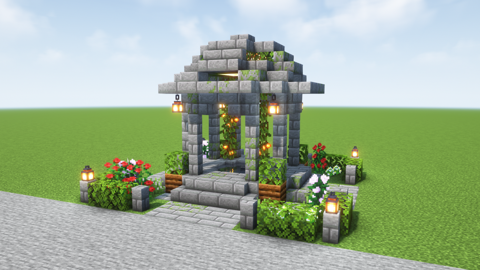 北大陸に大きめの公園を作る4: マインクラフトてんやわんや開拓記