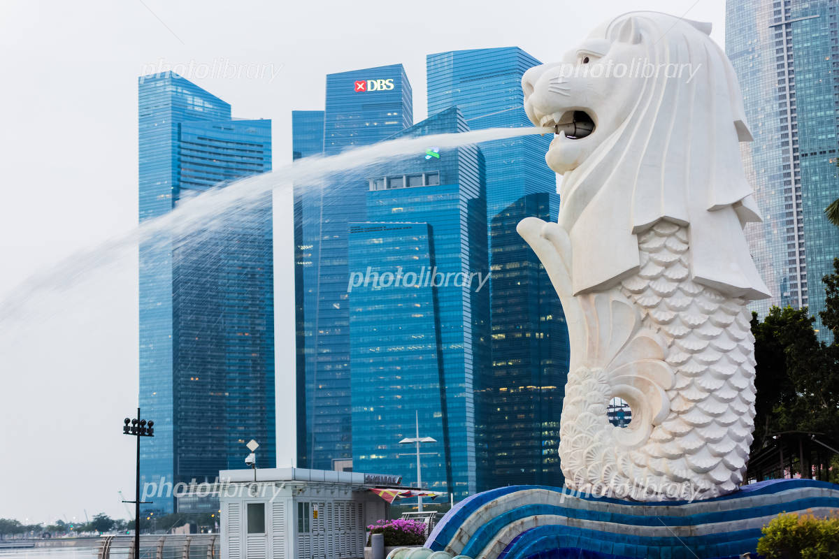 シンガポールのビル群 写真素材5003821- フォトライブラリ