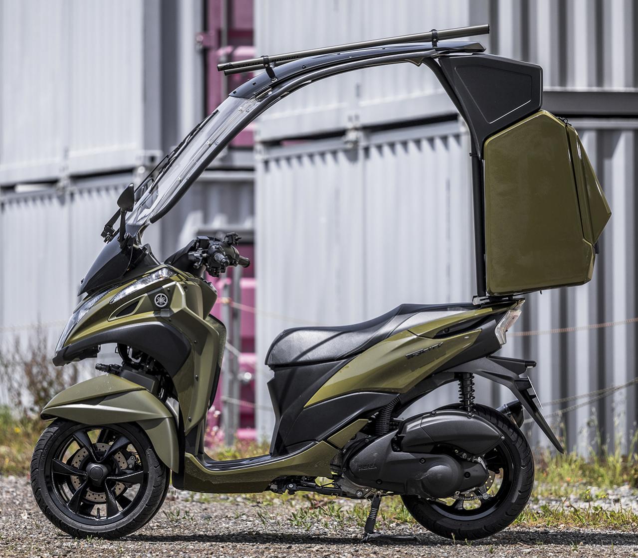 ヤマハ・トリシティ155にルーフを付けると無敵！試乗レポートMotor-Fan Bikes モータファンバイクス