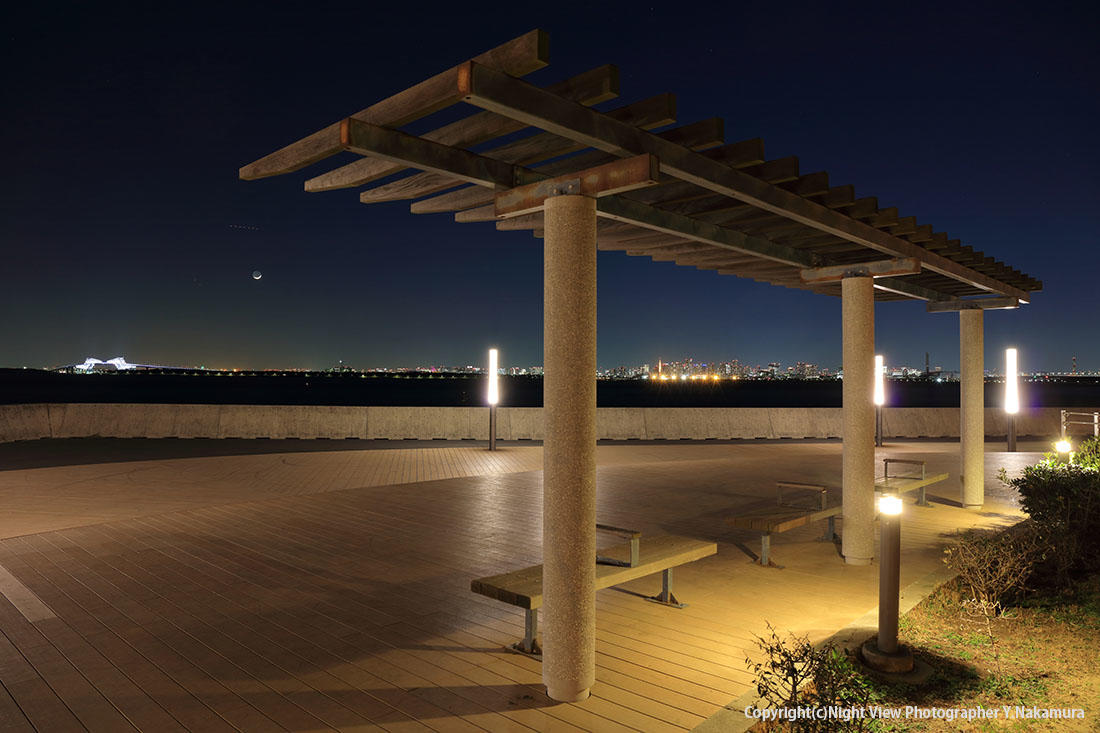 ディズニーシーで夜景を撮る - 新・空と鷹と鉄の間に