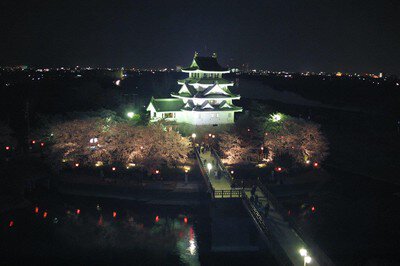 さい川さくら公園駐車場墨俣城のガイド - 攻城団