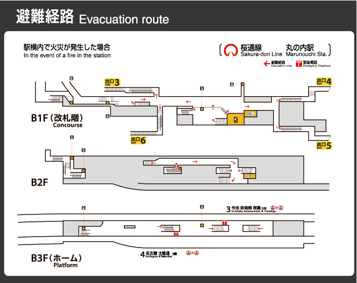 名古屋駅 各路線から名鉄名古屋駅への乗り換え案内さんこ