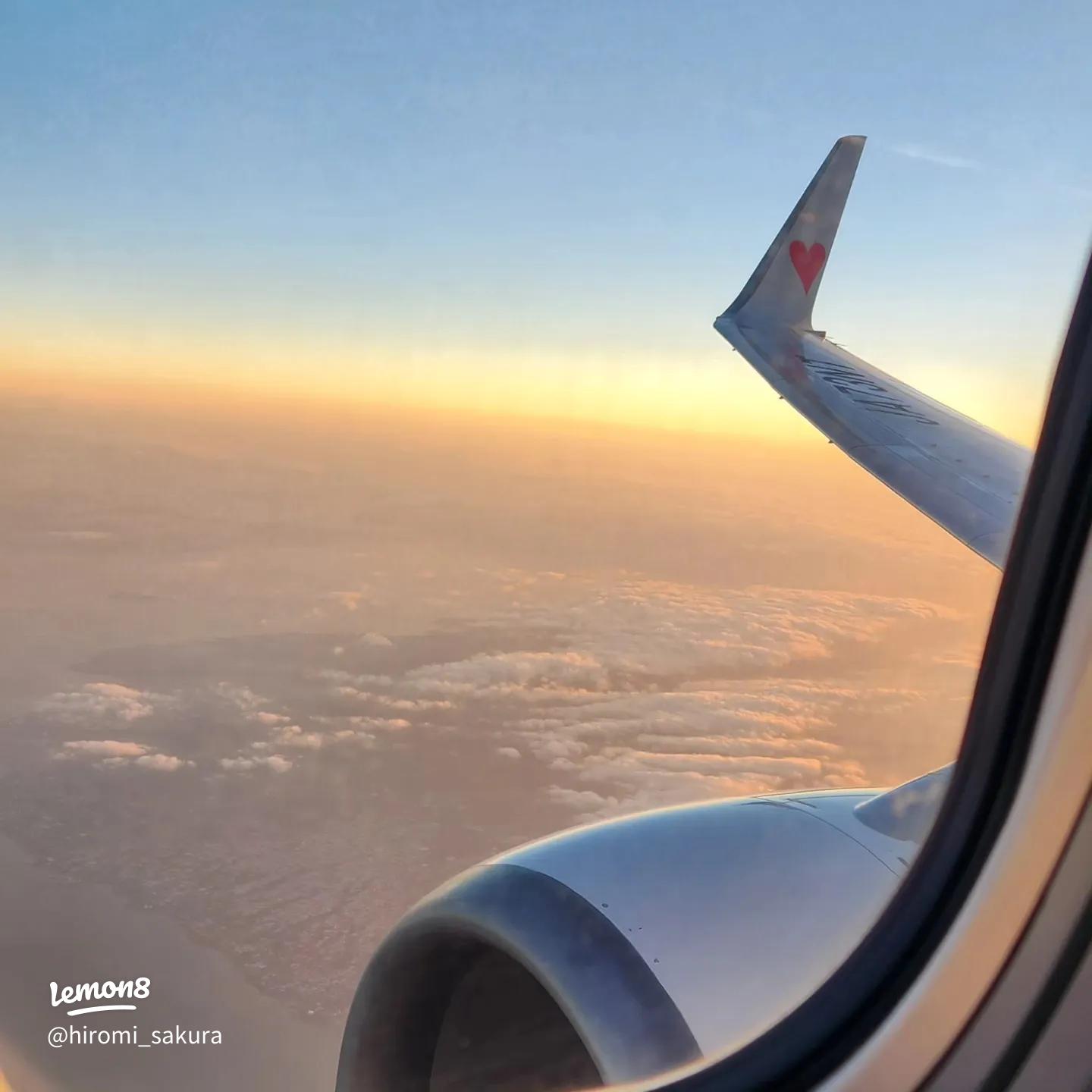番外編 ✈✈ 飛行機から見た景色