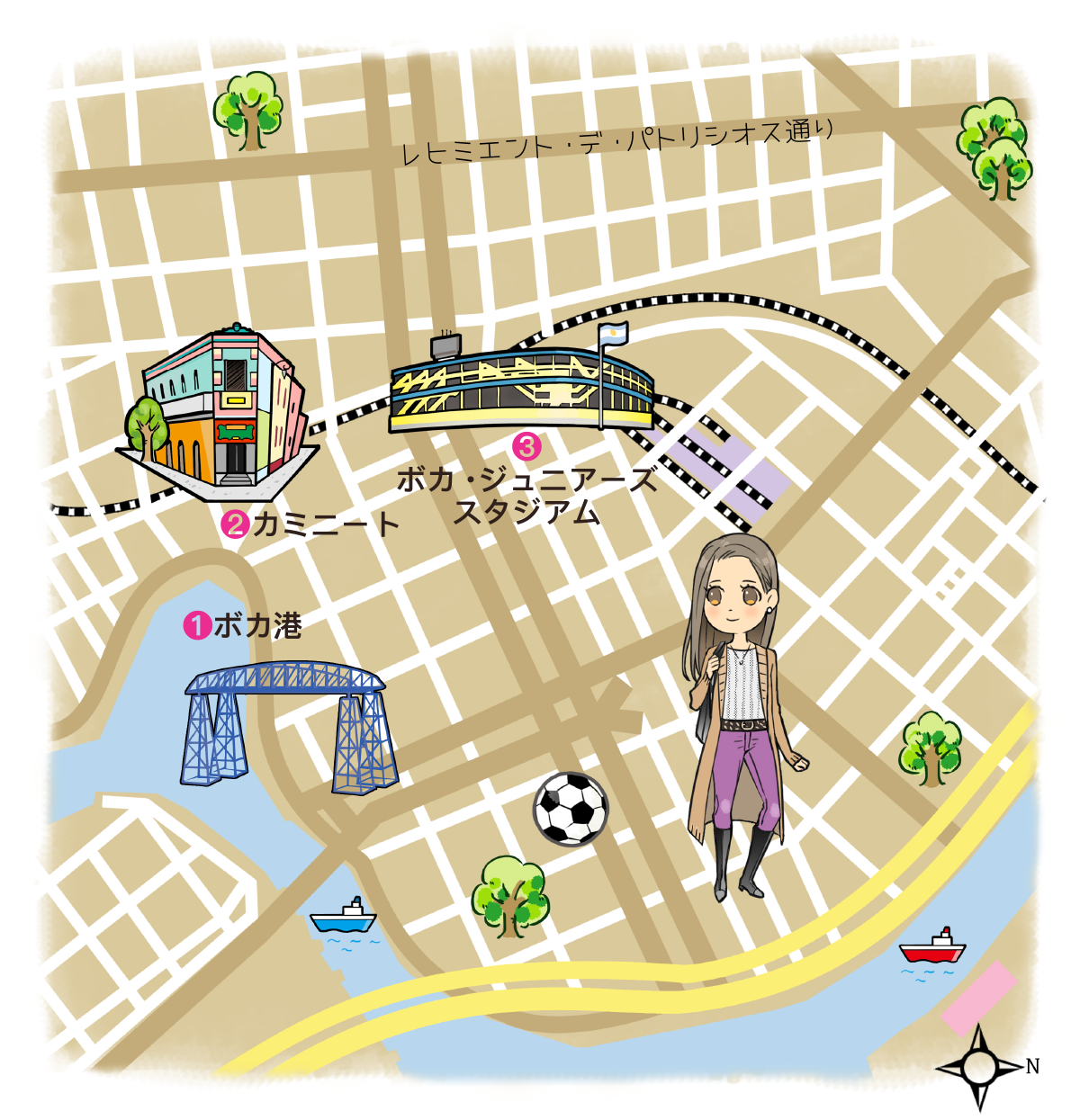 アルゼンチン・ブエノスアイレスでの街歩き 観光・散策・グルメTABINCHU LIFE