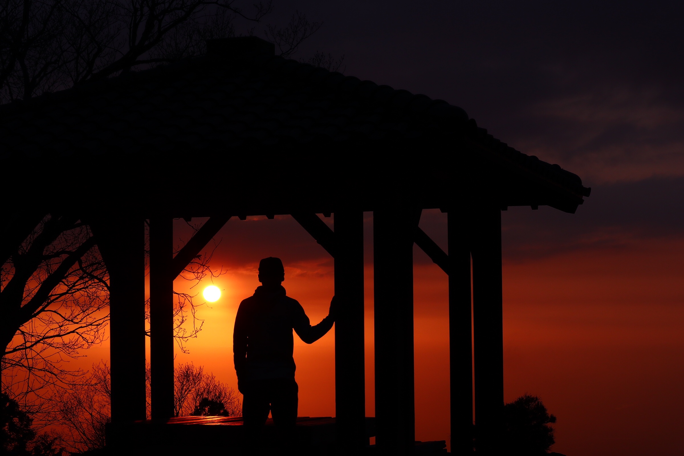 夜景を見るためのナイトハイキングコース