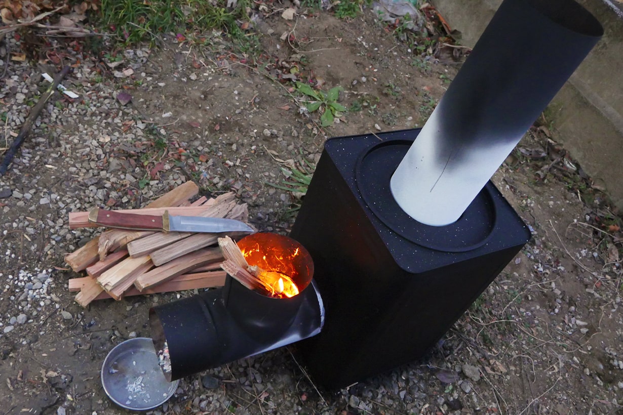 5分で作れて意外と性能がいい、一斗缶カマドの作り方 - Blog「自給知足がおもしろい」
