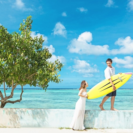 フォトプラン料金 小物お貸出しグアム記念写真