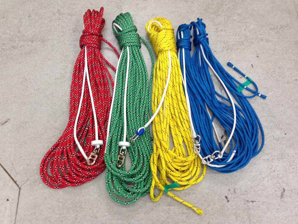 ヨット ハリヤード、シートについてSails by