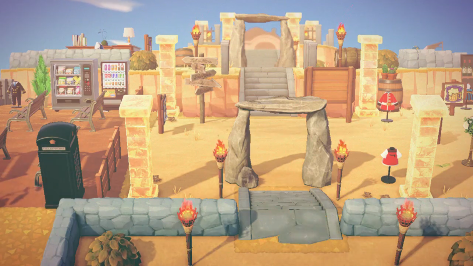 あつ森 レトロな島レイアウト集！おしゃれな雰囲気が素敵すぎ あつまれどうぶつの森ポケ森攻略ガイド