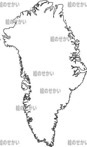 世界の国々北アメリカグリーンランド
