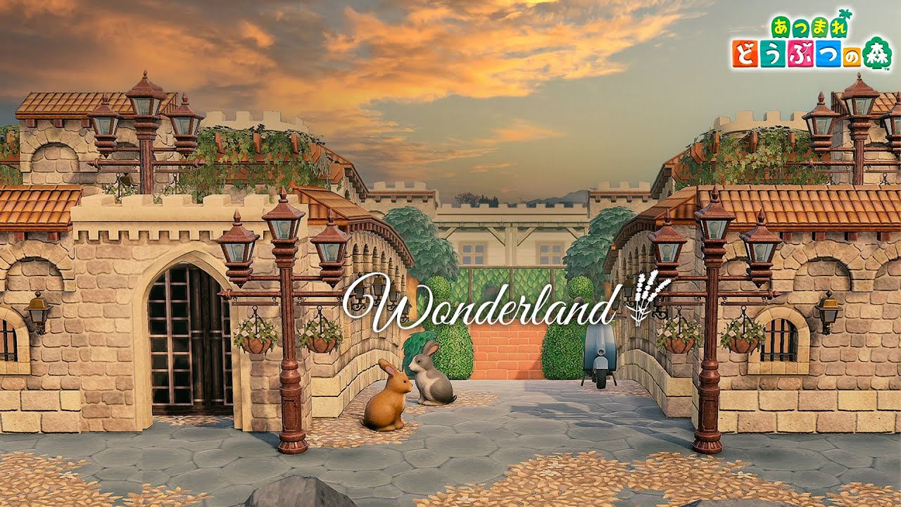 あつ森 たった3色で作られた海外風な住宅街や港町がおしゃれすぎる 島紹介ver2.0