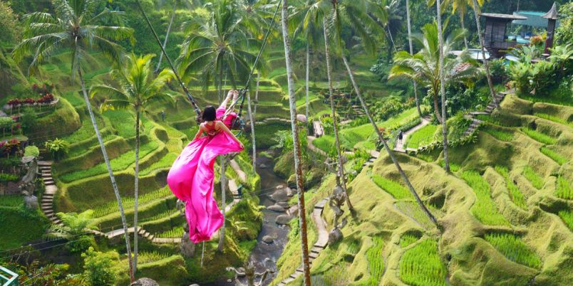 バリ島の巨大ブランコ、バリスウィングの体験