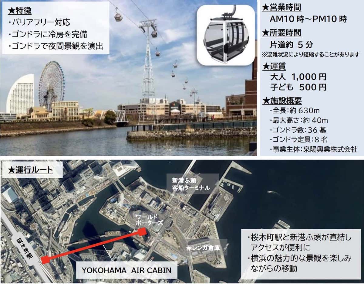 横浜みなとみらいのロープウェイ 運賃1000円は高い？日中と夜景 両方乗り比べて分かったことはまぴた