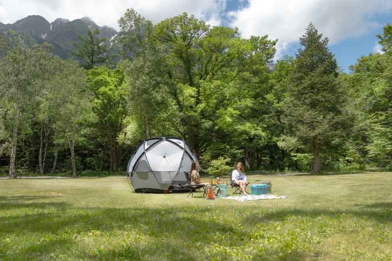 子連れで行く上高地の小梨平キャンプ場のケビン泊！テント泊の予習も