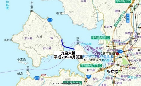 宇和島市観光物産協会 -お知らせ2021うわじま九島大橋イルミネーション 「星降る夜はこの橋で」 7