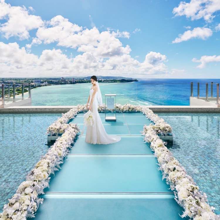 グアムでセルフ前撮り＊グアムヒルトンホテル周辺はフォトスポットいっぱい美花嫁図鑑farny ファーニー お洒落で可愛い花嫁レポが満載！byプラコレ