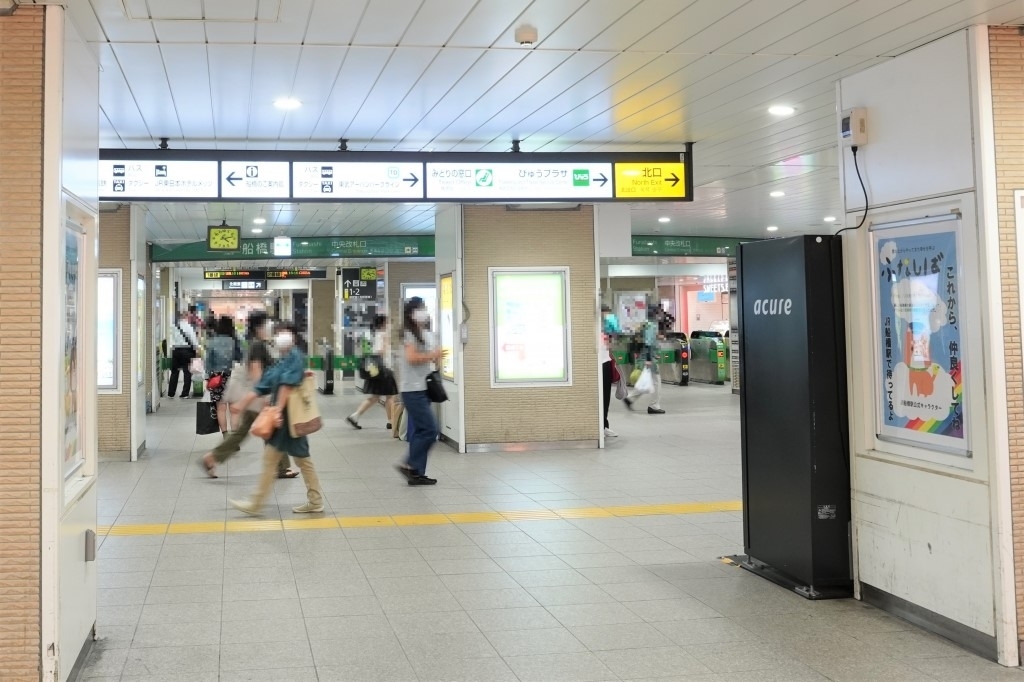 シャポー船橋店から東武百貨店船橋店を抜けて東武野田線船橋駅改札へ♪ ビックカメラ船橋東武店の記録、東武アーバンパークライン、千葉県船橋市本町-うたちゃん日記