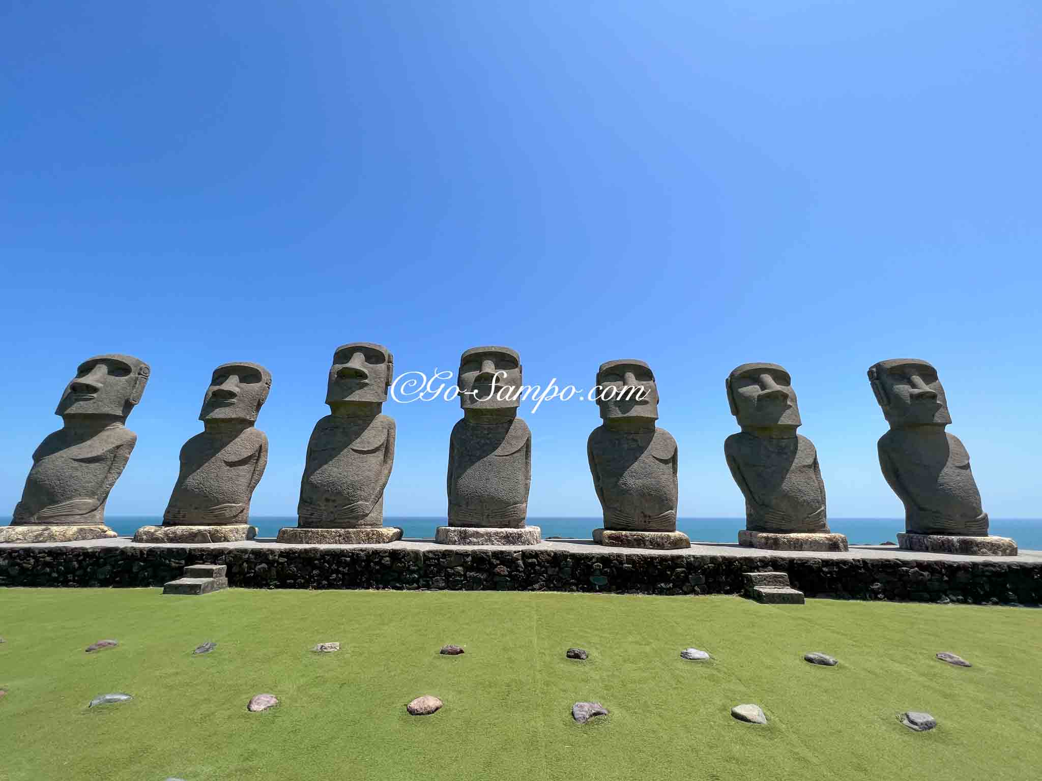 🗿宮崎サンメッセ日南🗿, ⁡, モアイ像のテーマパーク！,