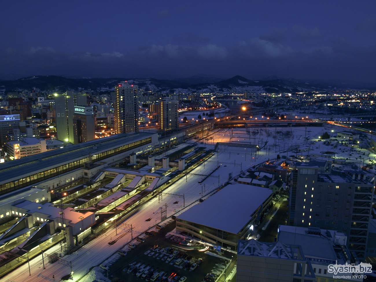 2023.01.17 冬の盛岡夜景 岩山展望台徒然なるままに