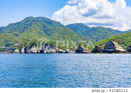 伊豆旅行アルバム 堂ヶ島 洞窟めぐり遊覧船 天窓洞