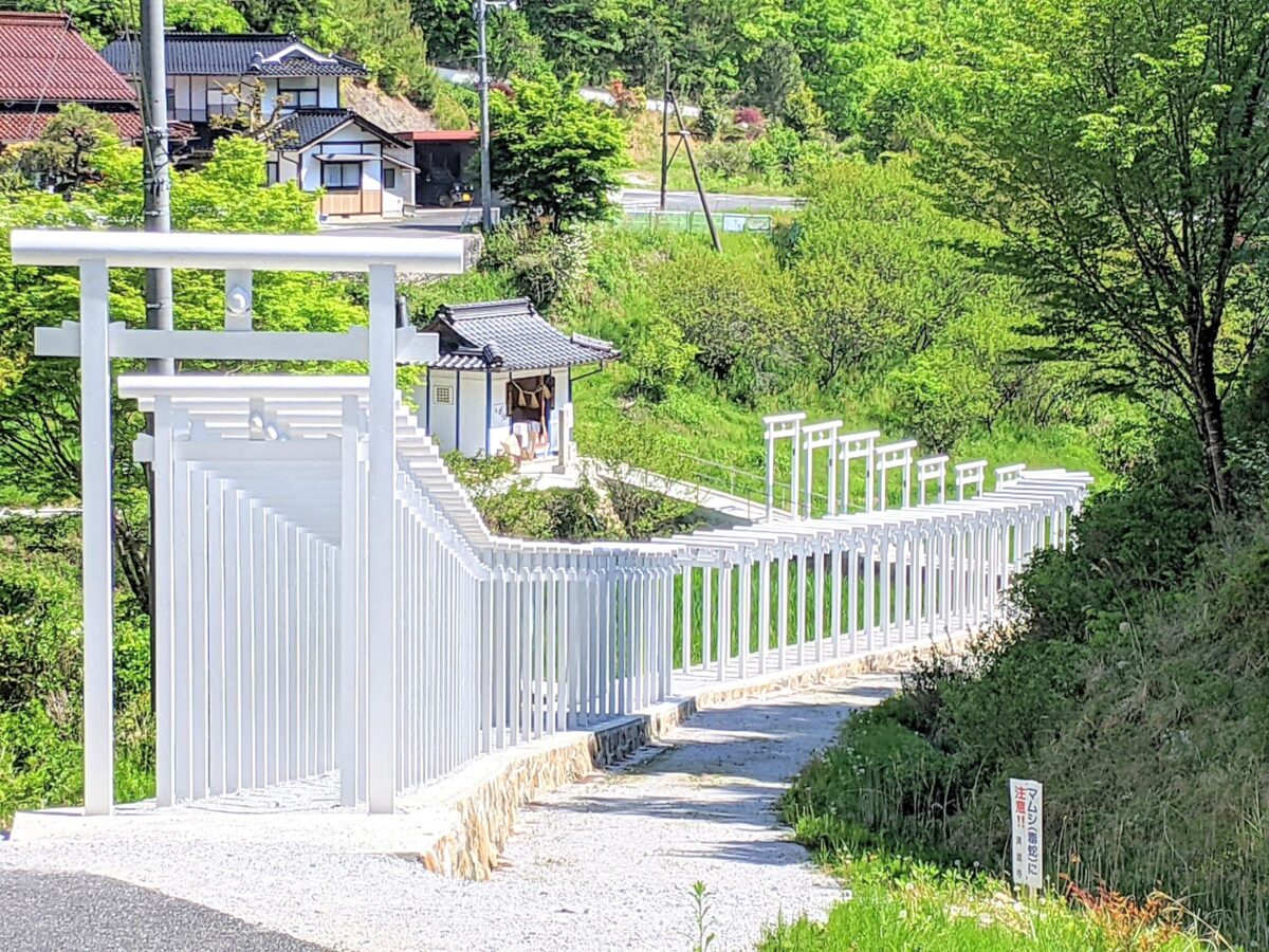 済渡寺新見市の映えスポット 真っ白な千本鳥居 済渡寺への行き方は？岡山はれろぐ