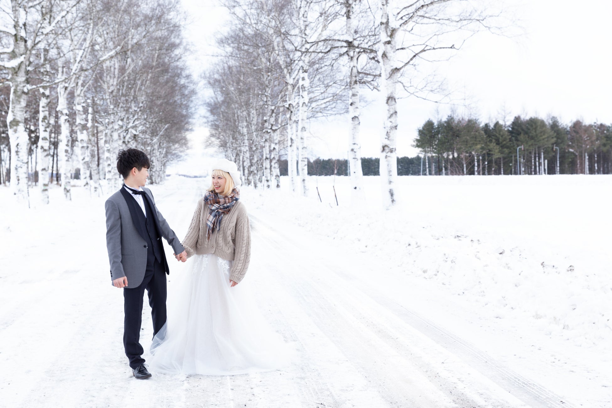 Snow Wedding at