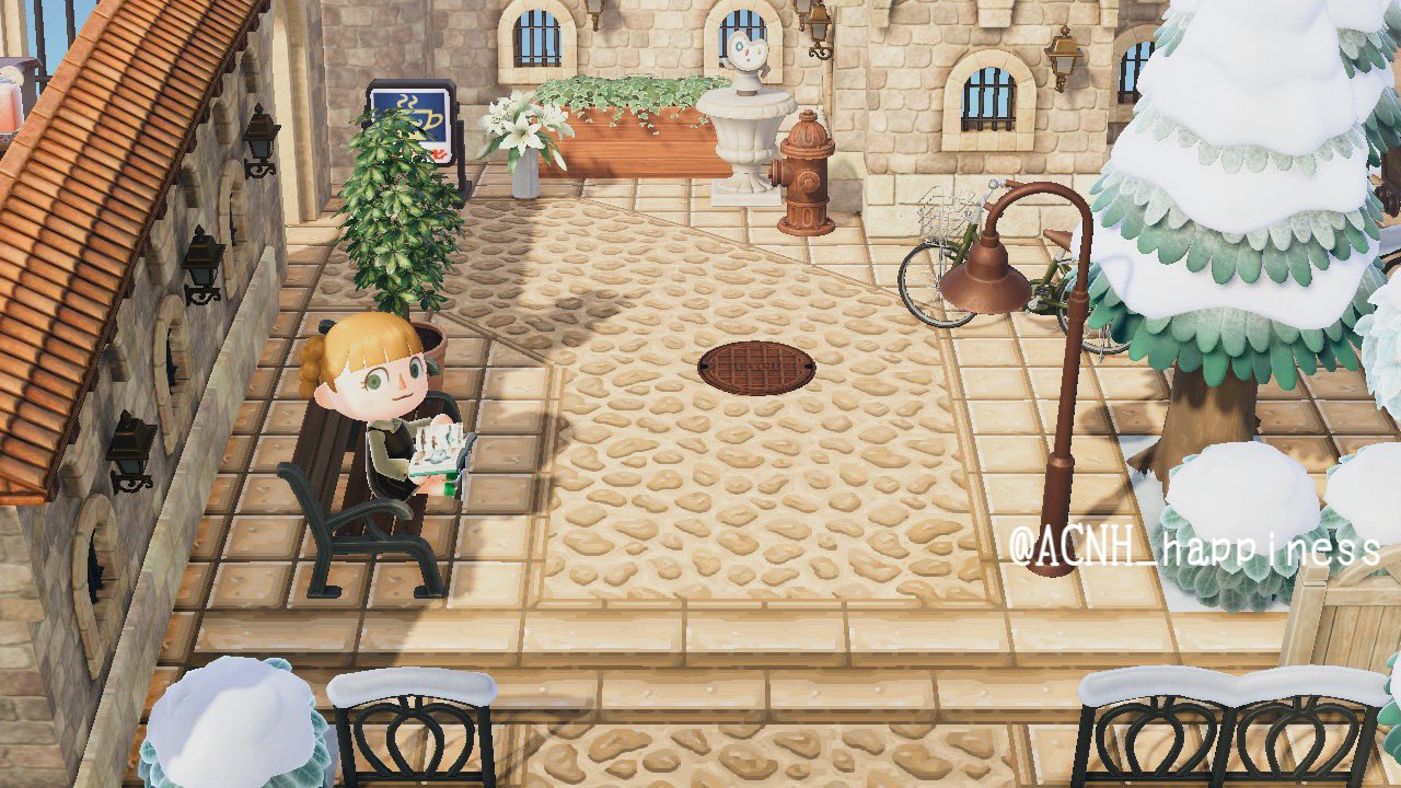 あつ森 神家具『中世の街並み』を使った島の入り口が美しい! - あつ森まとめ速報