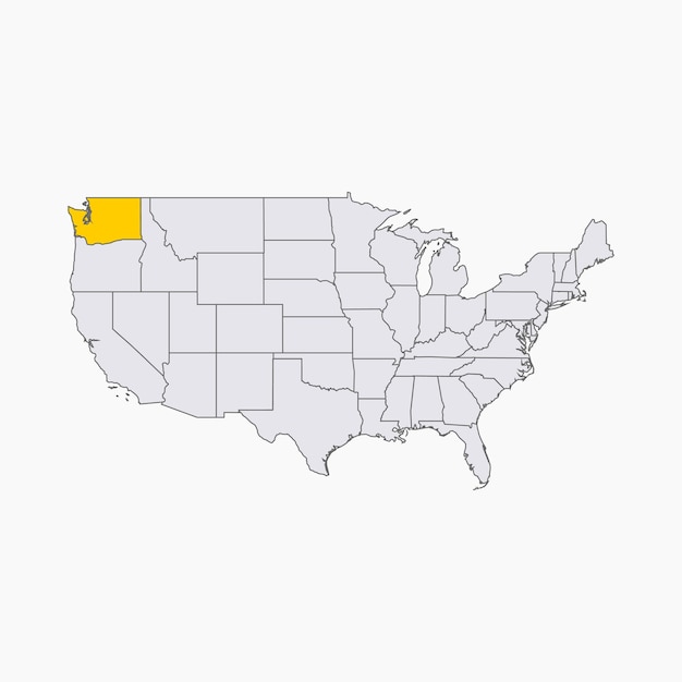 ワシントン州、アメリカ合衆国の 3 D