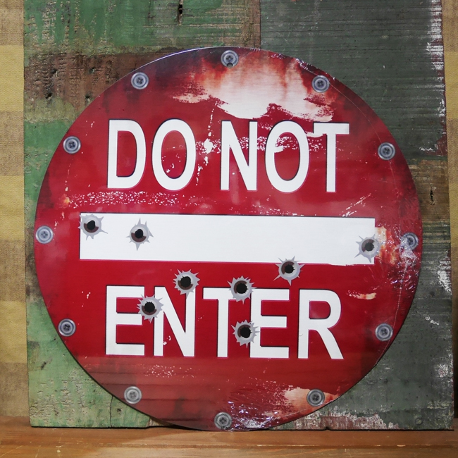 アメリカの看板