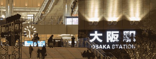 JR大阪駅からルクア・ルクアイーレまでの行き方 かんたんアクセス